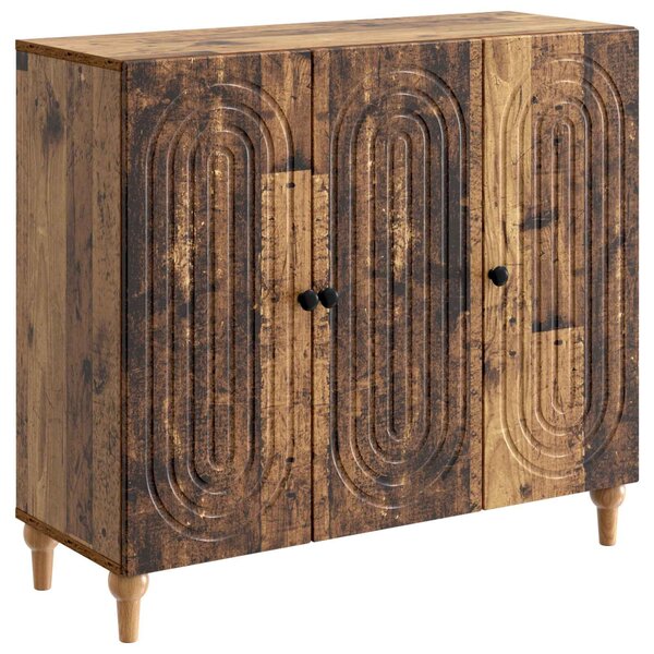VidaXL Széf Antik Fa 89 x 34,5 x 80 cm Szerelt Fa