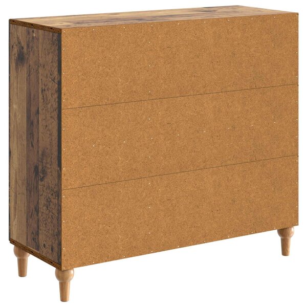 VidaXL Széf Antik Fa 89 x 34,5 x 80 cm Szerelt Fa
