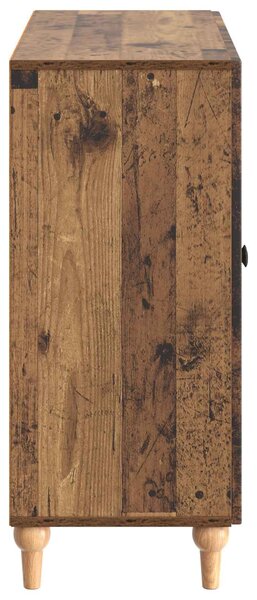VidaXL Széf Antik Fa 89 x 34,5 x 80 cm Szerelt Fa