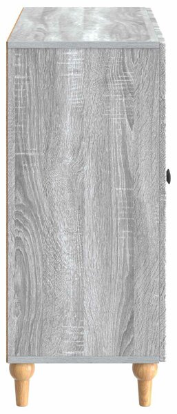 VidaXL Széf Szürke Sonoma 89 x 34,5 x 80 cm Szerelt Fa