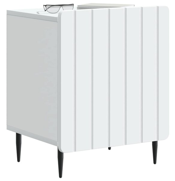 VidaXL Éjjeliszekrény 2 pcs Fehér 43 x 34,5 x 52 cm Szerelt Fa