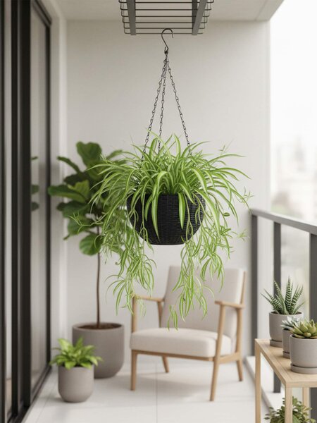 Sinsay - Felakasztható kaspó - fekete