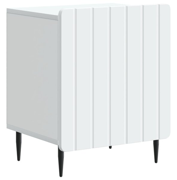 VidaXL Éjjeliszekrény 2 pcs Fehér 43 x 34,5 x 52 cm Szerelt Fa