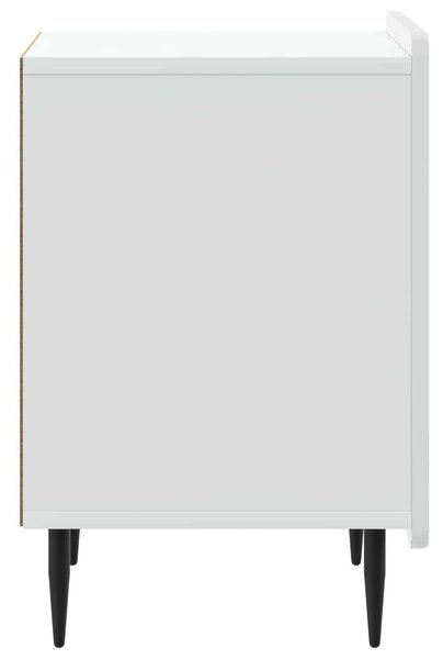 VidaXL Éjjeliszekrény 2 pcs Fehér 43 x 34,5 x 52 cm Szerelt Fa