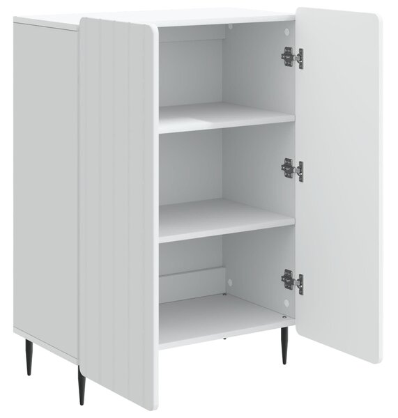 VidaXL Széf Fehér 66 x 34,5 x 92 cm Szerelt Fa