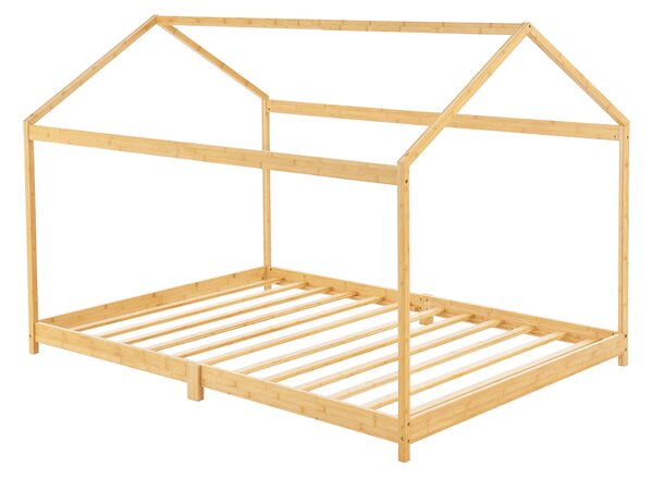 Házikó gyerekágy Vindafjord bambusz 90x200cm [en.casa]