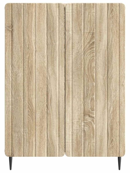 VidaXL Széf Sonoma Tölgy 66 x 34,5 x 92 cm Szerelt Fa