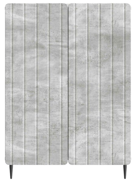 VidaXL Széf Betonszürke 66 x 34,5 x 92 cm Szerelt Fa