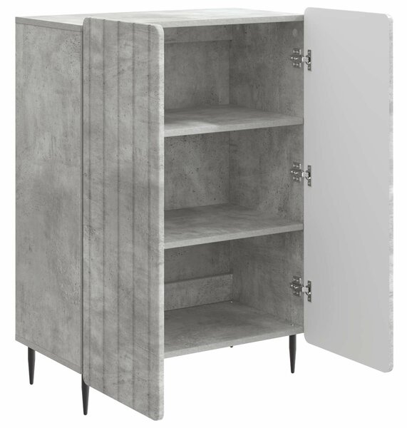 VidaXL Széf Betonszürke 66 x 34,5 x 92 cm Szerelt Fa