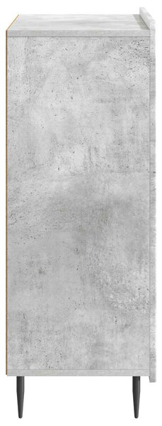 VidaXL Széf Betonszürke 66 x 34,5 x 92 cm Szerelt Fa