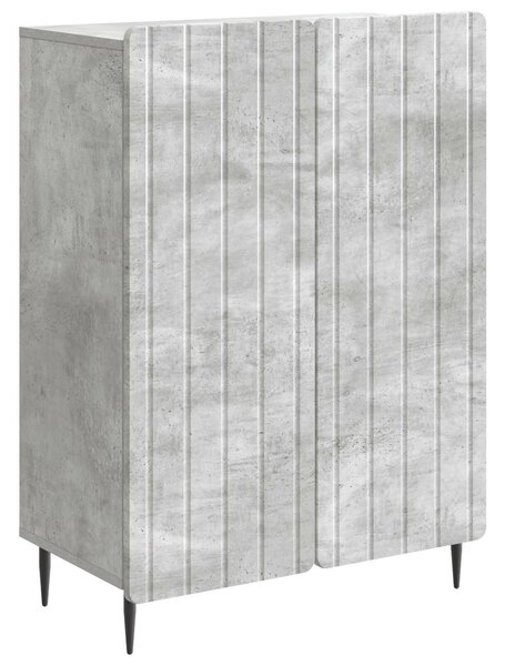 VidaXL Széf Betonszürke 66 x 34,5 x 92 cm Szerelt Fa