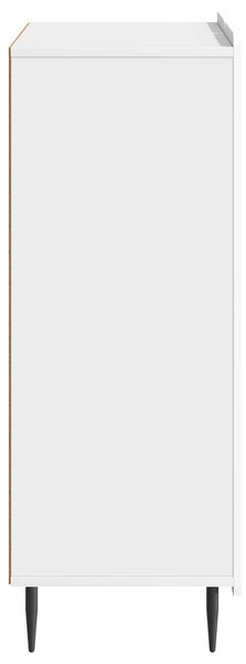 VidaXL Széf Magasfényű Fehér 66 x 34,5 x 92 cm Szerelt Fa