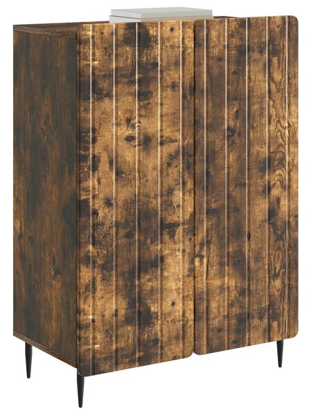 VidaXL Széf Füstös Tölgy 66 x 34,5 x 92 cm Szerelt Fa