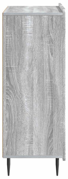VidaXL Széf Szürke Sonoma 66 x 34,5 x 92 cm Szerelt Fa