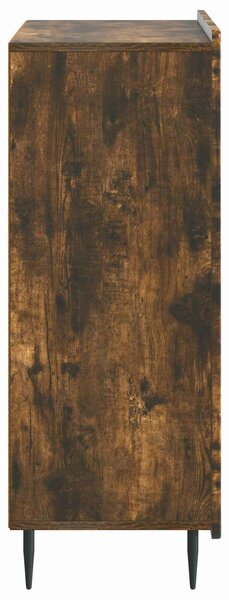VidaXL Széf Füstös Tölgy 66 x 34,5 x 92 cm Szerelt Fa