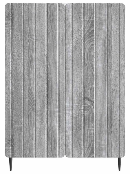 VidaXL Széf Szürke Sonoma 66 x 34,5 x 92 cm Szerelt Fa