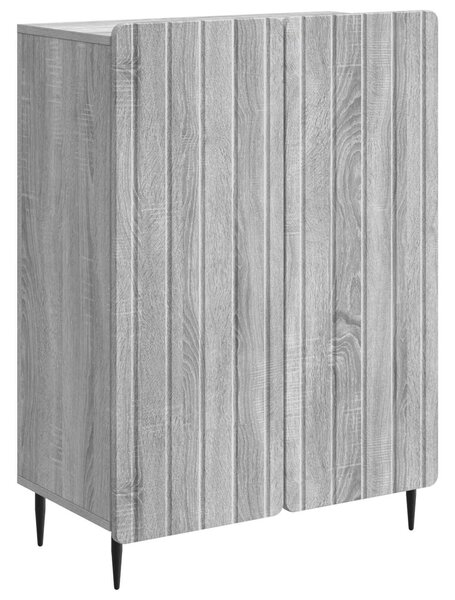VidaXL Széf Szürke Sonoma 66 x 34,5 x 92 cm Szerelt Fa