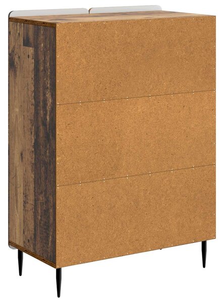 VidaXL Széf Antik Fa 66 x 34,5 x 92 cm Szerelt Fa