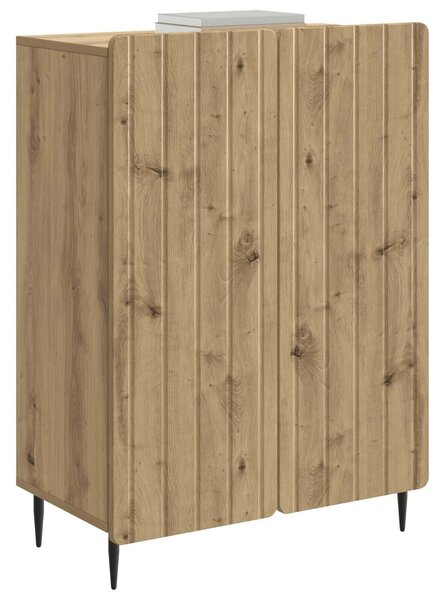 VidaXL Széf Kézműves Tölgy 66 x 34,5 x 92 cm Szerelt Fa