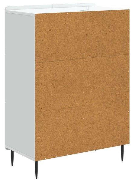 VidaXL Széf Fehér 66 x 34,5 x 91,5 cm Szerelt Fa