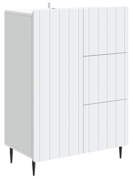 VidaXL Széf Fehér 66 x 34,5 x 91,5 cm Szerelt Fa