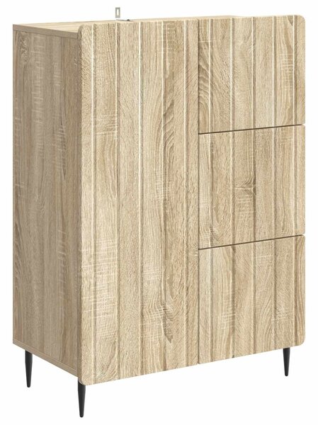 VidaXL Széf Sonoma Tölgy 66 x 34,5 x 91,5 cm Szerelt Fa