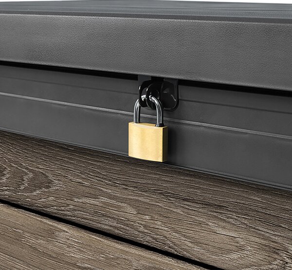 Decocoat műanyag kerti lád 380 l
