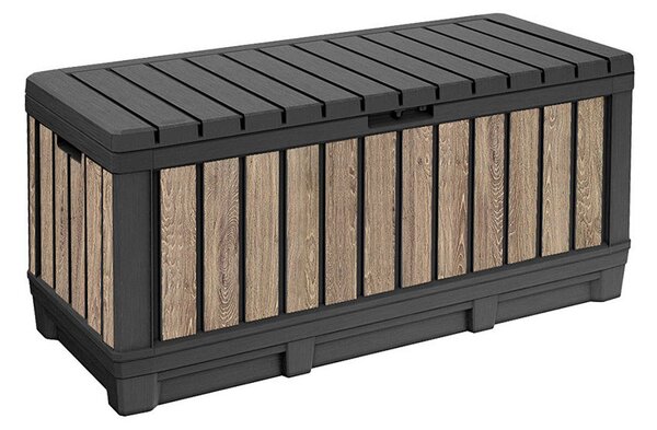 Decocoat kentwood műanyag kerti tároló 350l