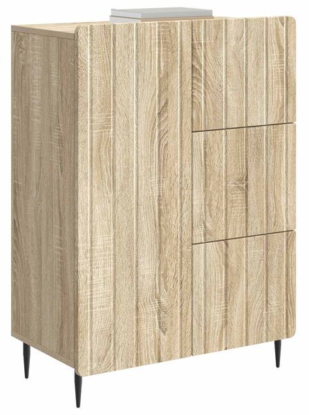 VidaXL Széf Sonoma Tölgy 66 x 34,5 x 91,5 cm Szerelt Fa