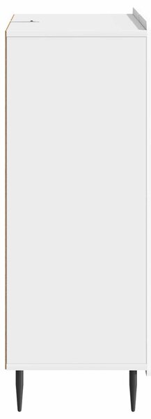 VidaXL Széf Magasfényű Fehér 66 x 34,5 x 91,5 cm Szerelt Fa