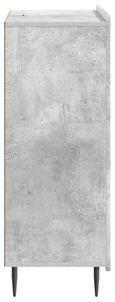 VidaXL Széf Betonszürke 66 x 34,5 x 91,5 cm Szerelt Fa