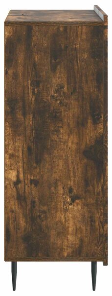 VidaXL Széf Füstös Tölgy 66 x 34,5 x 91,5 cm Szerelt Fa