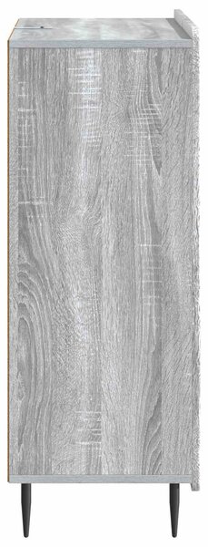VidaXL Széf Szürke Sonoma 66 x 34,5 x 91,5 cm Szerelt Fa