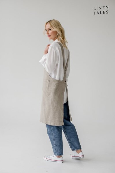 Len kötény Crossback – Linen Tales