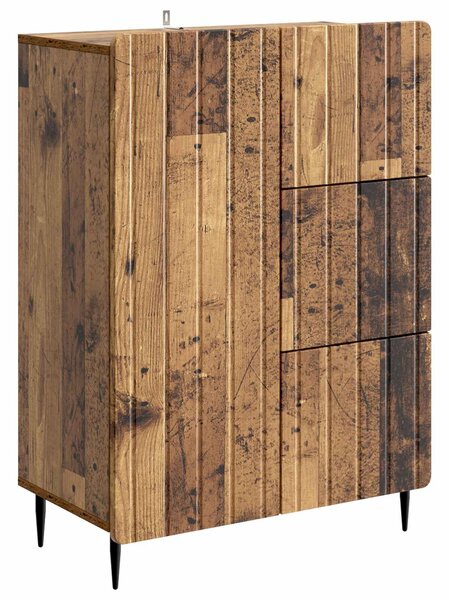 VidaXL Széf Antik Fa 66 x 34,5 x 91,5 cm Szerelt Fa