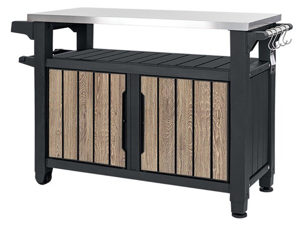 Decocoat unity műanyag xl kerti grill asztal 207l