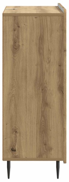VidaXL Széf Kézműves Tölgy 66 x 34,5 x 91,5 cm Szerelt Fa