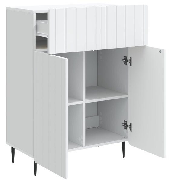 VidaXL Széf Fehér 66 x 34,5 x 92 cm Szerelt Fa