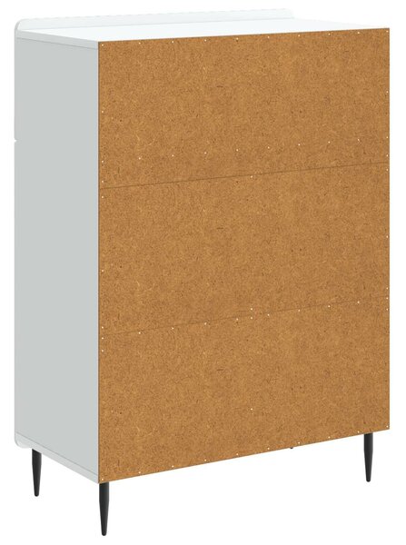 VidaXL Széf Fehér 66 x 34,5 x 92 cm Szerelt Fa