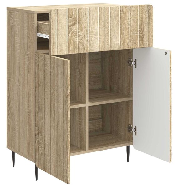 VidaXL Széf Sonoma Tölgy 66 x 34,5 x 92 cm Szerelt Fa