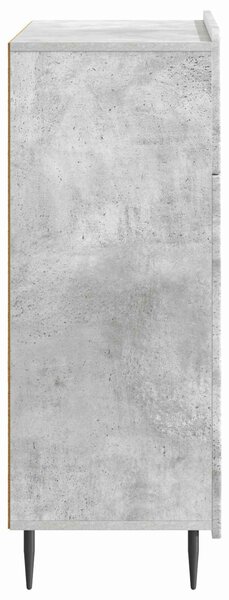 VidaXL Széf Betonszürke 66 x 34,5 x 92 cm Szerelt Fa