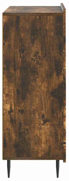 VidaXL Széf Füstös Tölgy 66 x 34,5 x 92 cm Szerelt Fa
