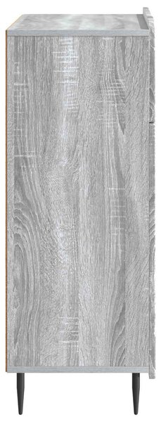 VidaXL Széf Szürke Sonoma 66 x 34,5 x 92 cm Szerelt Fa