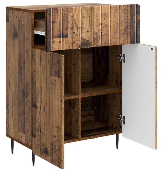 VidaXL Széf Antik Fa 66 x 34,5 x 92 cm Szerelt Fa