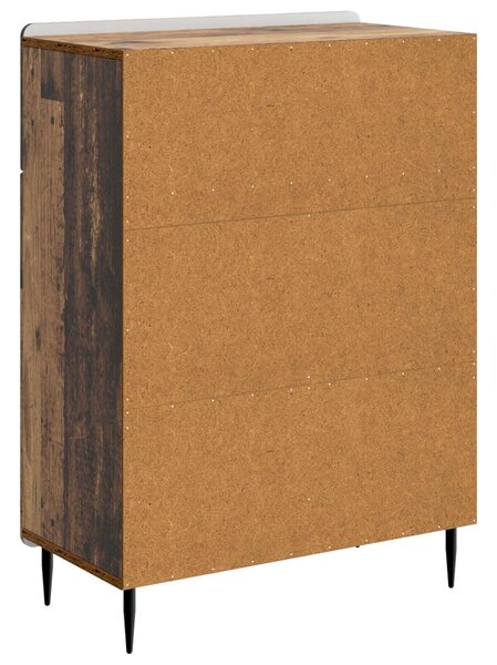VidaXL Széf Antik Fa 66 x 34,5 x 92 cm Szerelt Fa