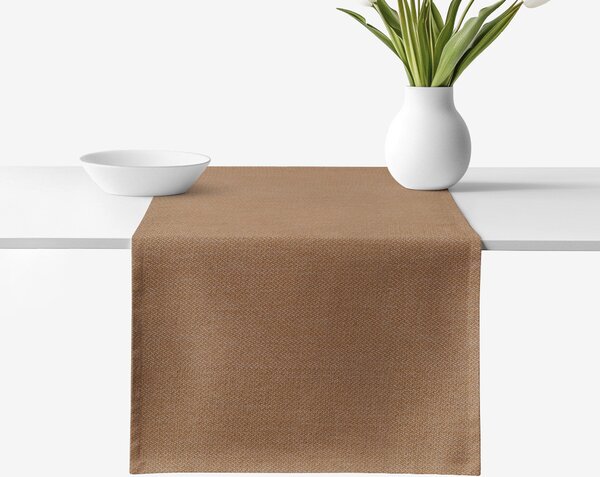 Goldea dekoratív asztali futó peru - barna 20x140 cm