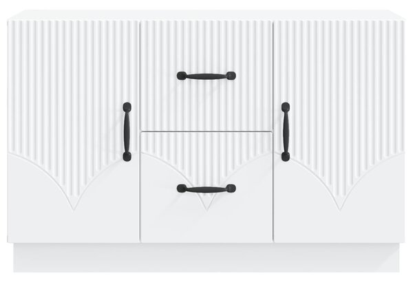 VidaXL Széf Fehér 89 x 34,5 x 57 cm Szerelt Fa