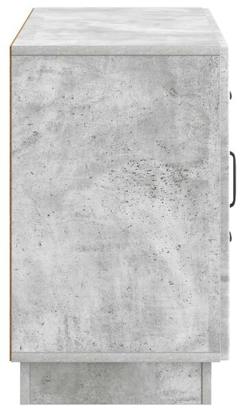VidaXL Széf fiókkal Betonszürke 89 x 34,5 x 57 cm Szerelt Fa