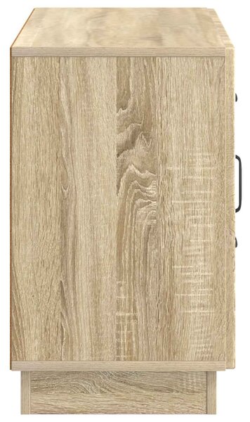 VidaXL Széf fiókkal Sonoma Tölgy 89 x 34,5 x 57 cm Szerelt Fa