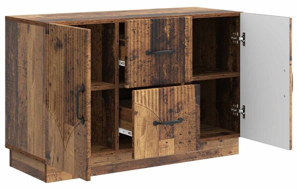 VidaXL Széf Antik Fa 89 x 34,5 x 57 cm Szerelt Fa